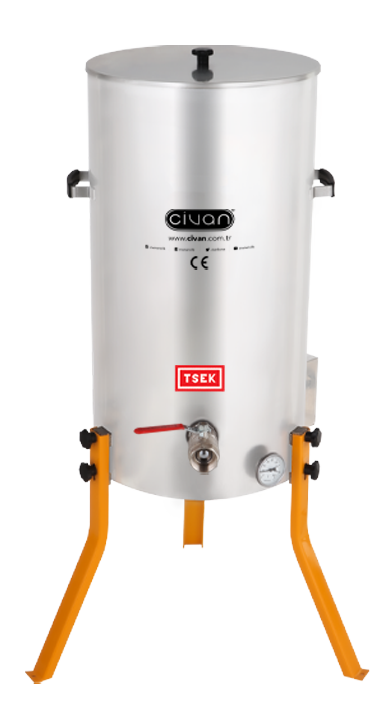 50061A 3 Tenekelik (75Kg - 55Lt) Eritme / Dinlendirme Kazanı (304)