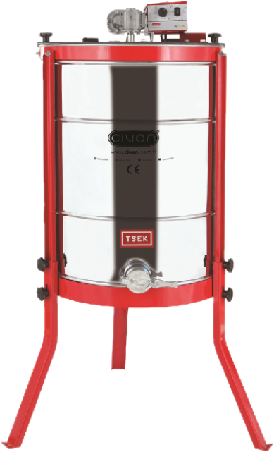 40511 3 LÜ DADANT 9 LU DADANT/2 (RADYAL) 430, PLASTİK PERVANE, MOTORLU (12/230V - 100W) BAL SÜZME MAKİNESİ