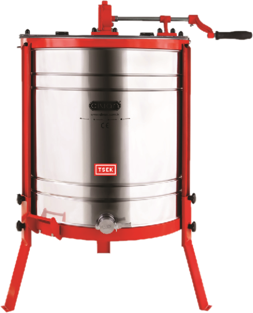 40065 8'li Manuel Radyal Bal Süzme Makinesi (304) (TSEK-230 Belgeli)