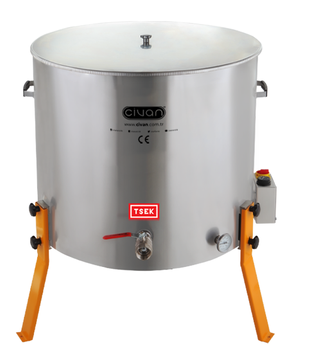 50169 20 Tenekelik (500Kg - 370Lt) Eritme / Dinlendirme Kazanı (304)