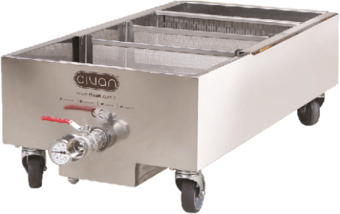 59004A 4 Tenekelik Yatay Bal Filtreleme Tankı